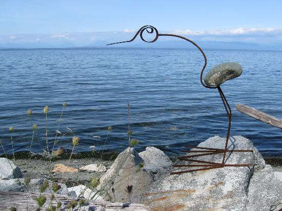view of ocean from patio
